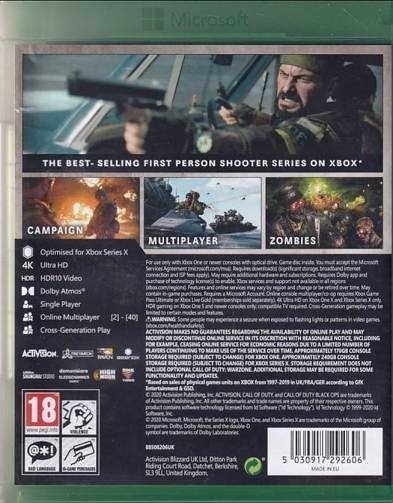 CoD - Black ops - Cold War - Xbox One - Spil (A-Grade) (Genbrug)